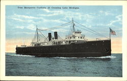 Pere Marquette Carferry 21 Postcard