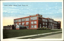 Junior College Wichita Falls, TX Postcard Postcard