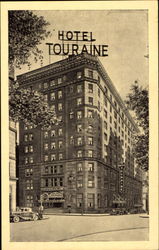 Hotel Touraine Boston, MA Postcard Postcard