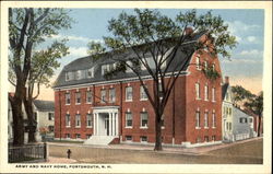 Army And Navy Home Postcard