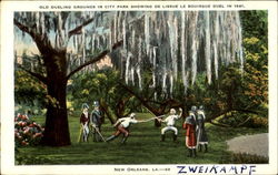 Old Dueling Grounds In City Park New Orleans, LA Postcard Postcard