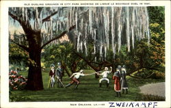 Old Dueling Grounds In City Park Postcard
