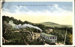 Mt. Mitchell Train Scenic, CA Postcard Postcard