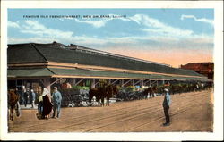 Famous Old French Market Postcard