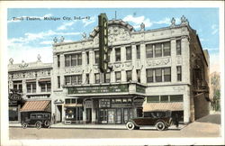 Tivoli Theatre Michigan City, IN Postcard Postcard