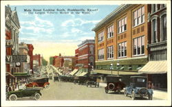 Main Street Looking South Postcard