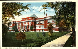 High School Twin Falls, ID Postcard Postcard