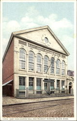 East Indian Marine Hall And Peabody Museum Postcard