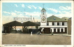 North Ferry East Boston, MA Postcard Postcard