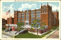Central High School Postcard