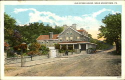 Old Stone House Uniontown, PA Postcard Postcard