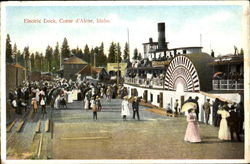 Electric Dock Coeur D'Alene, ID Postcard Postcard