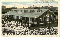 Y. M. C. A, U. S. Naval Training Station Newport, RI Postcard Postcard
