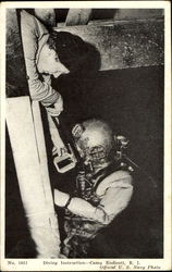 Diving Instruction SeaBees, Camp Endicott Postcard