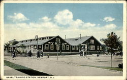 Naval Training Station Newport, RI Postcard Postcard