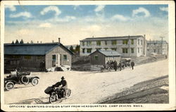 Officers Quarters, Camp Devens Fort Devens, MA Army Postcard Postcard