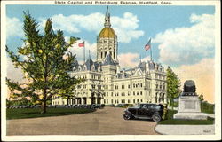 State Capitol And Petersburg Express Postcard