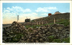 Approaching The Summit Of Mt. Washington Postcard