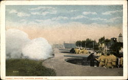 Target Practice Fort Monroe, VA Postcard Postcard