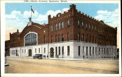 State Armory Spokane, WA Postcard Postcard