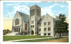 Lakewood Me. E. Church Postcard