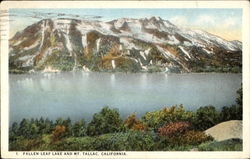 Fallen Leaf Lake And Mt. Tallac Scenic, CA Postcard Postcard
