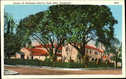 Home Of Kathleen Norris Palo Alto, CA Postcard Postcard