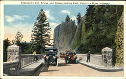 Shepperd's Dell Bridge And Domes Looking East, Columbia River Highway Scenic, OR Postcard Postcard