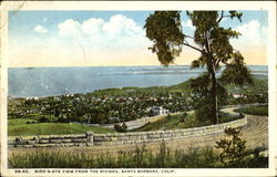 Bird's Eye View From The Riviera Postcard