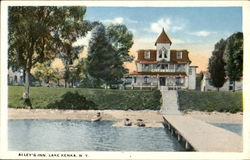 Alley's Inn, Lake Keuka New York Postcard Postcard