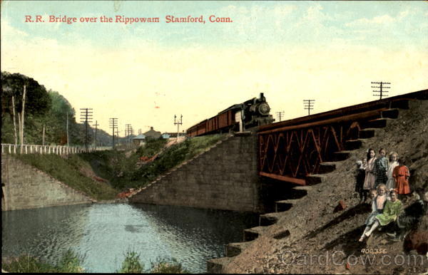 R. R. Bridge Over The Rippowam Stamford Connecticut