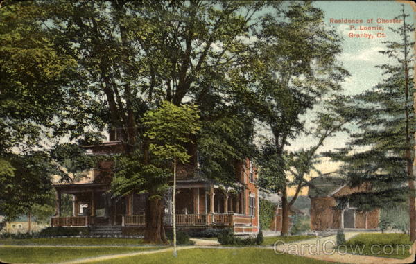 Residence Of Chester P. Loomis Granby Connecticut
