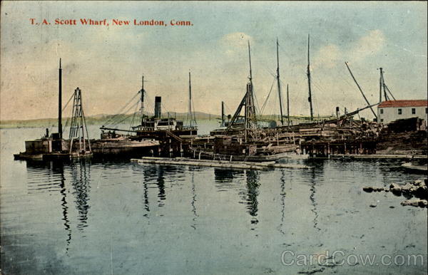 T. A. Scott Wharf New London Connecticut