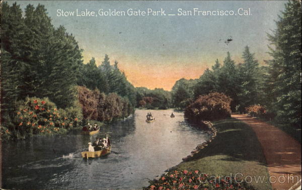 Stow Lake, Golden Gate Park San Francisco California