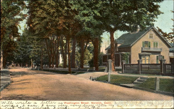 Washington Street Norwich Connecticut