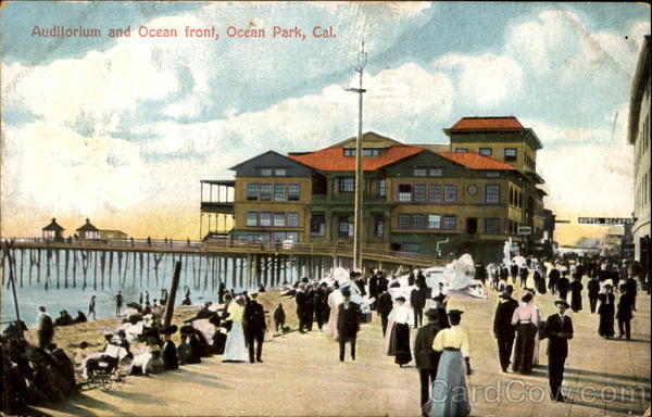 Auditorium And Ocean Front Ocean Park California