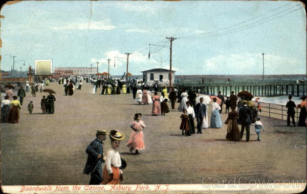 Boardwalk From The Casino Asbury Park New Jersey