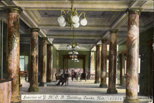 Interior Of Y. M. C. A. Building Omaha Nebraska