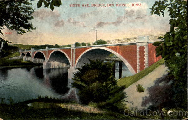 Sixth Ave. Bridge Des Moines Iowa