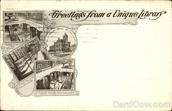 Greetings From A Unique Library Cedar Rapids Iowa