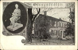 Federal Hill where "My Old Kentucky Home" was written. Bardstown, KY Postcard Postcard