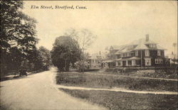 Elm Street Stratford, CT Postcard Postcard