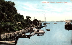 Along The Wharf Postcard