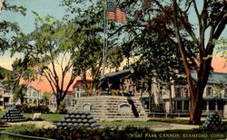 West Park Cannon Stamford, CT Postcard Postcard