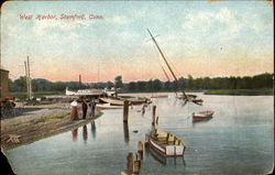 West Harbor Stamford, CT Postcard Postcard