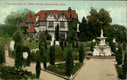 Belle Haven Greenwich, CT Postcard Postcard