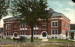 Gilbert High School Winsted, CT Postcard Postcard