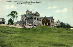 Summer Homes, Nweptune Pak Postcard