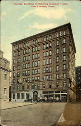 Munsey Building Containing Mohican House New London, CT Postcard Postcard