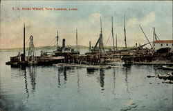 T. A. Scott Wharf Postcard